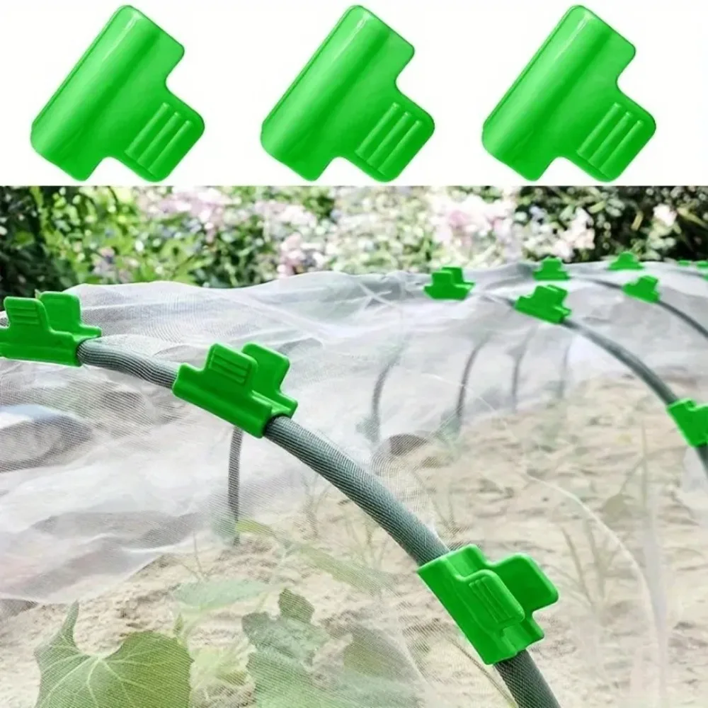 20pcs 6mm Greenhouse Film Clips Plastic for Securing Garden Sheds and Flower Arches Windproof Clips Shade Netting Accessories