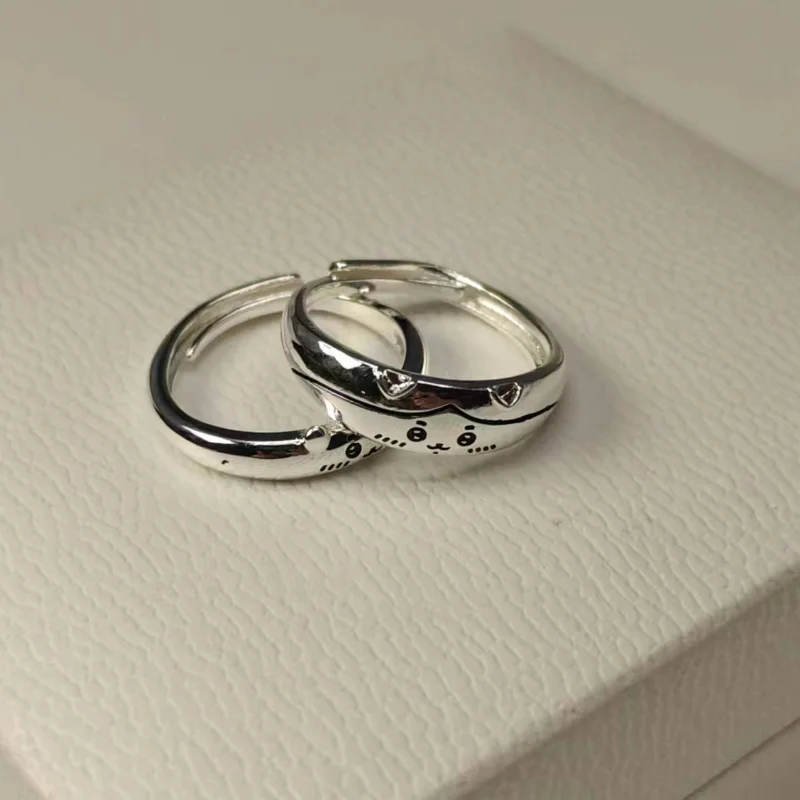 Chiikawa Rings Kawaii Opening Adjustable Ring Women Fashion Finger Ring Girls Simple Jewelry Accessories Decoration Supplies image 3