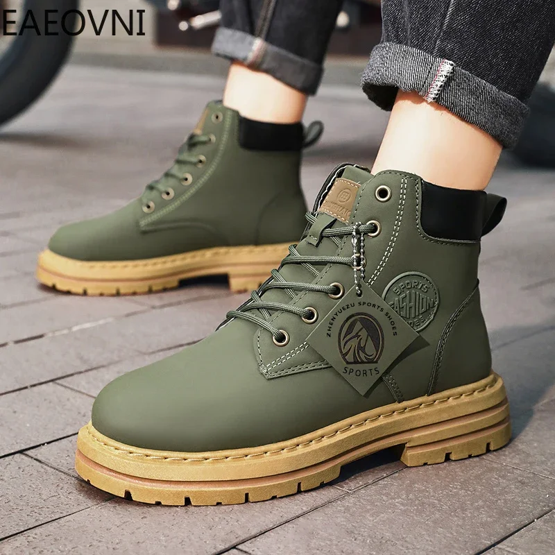 ผู้ชายฤดูหนาวรองเท้าแฟชั่นที่สวยงามรองเท้าหนัง Man LOW Tops อุ่นน้ําผู้ชาย PROOF รองเท้าลื่นสวมใส่