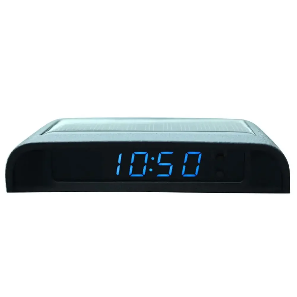 Autouhr, Solarladung, aufklebbare Digitaluhr, 24 Stunden, 3-stufige Helligkeit, automatische Einstellung, Autouhr, Autodekoration – Detail 12