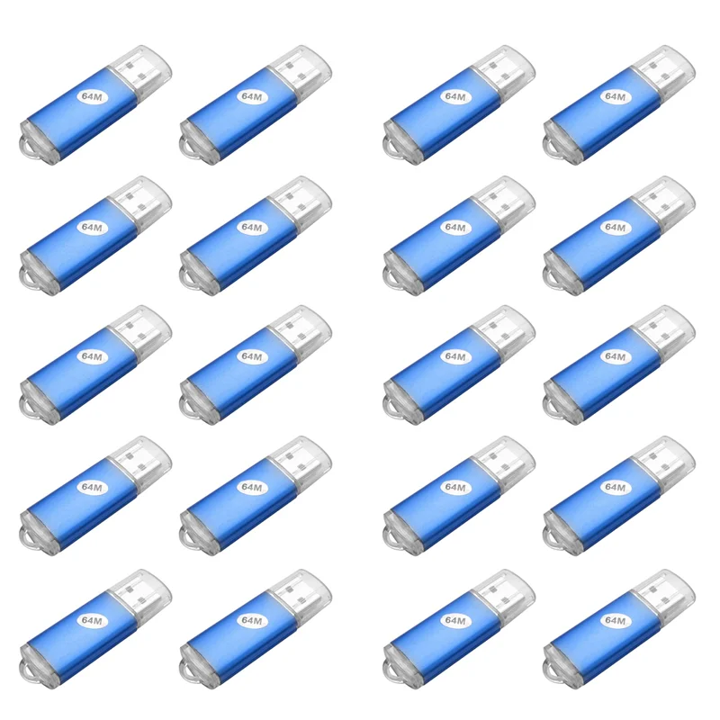 

20X 64MB USB 2.0 Flash Memory Stick Thumb Drive PC LAPTOP Storage