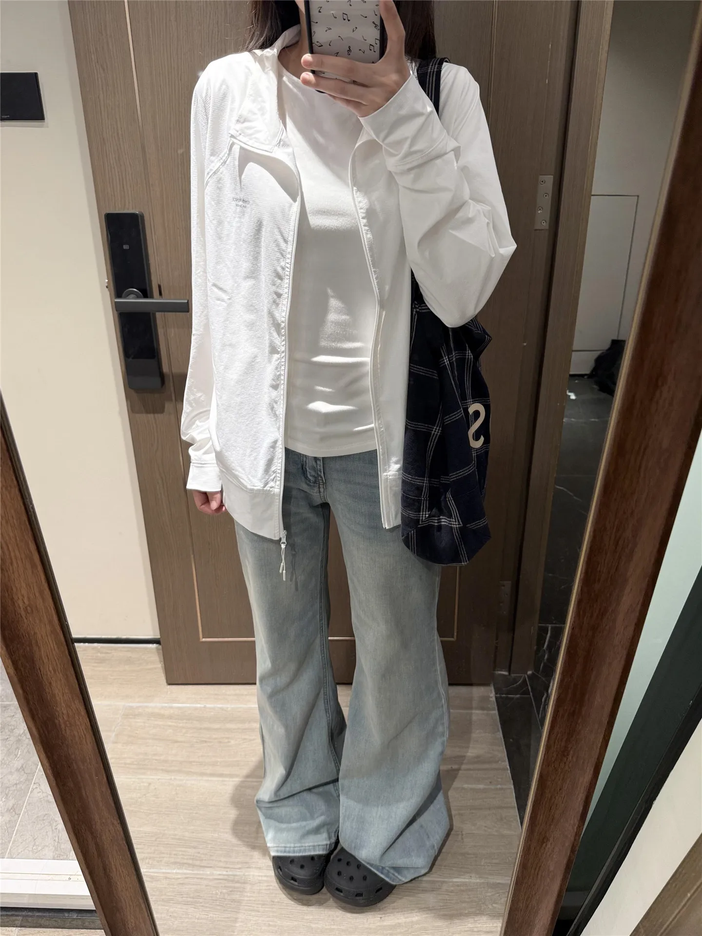 

Loose Fit Low Waist Bell Bottom Denim Jeans Women's Summer Casual Cotton Pants High Waist Wide Leg Pants Loose Draping