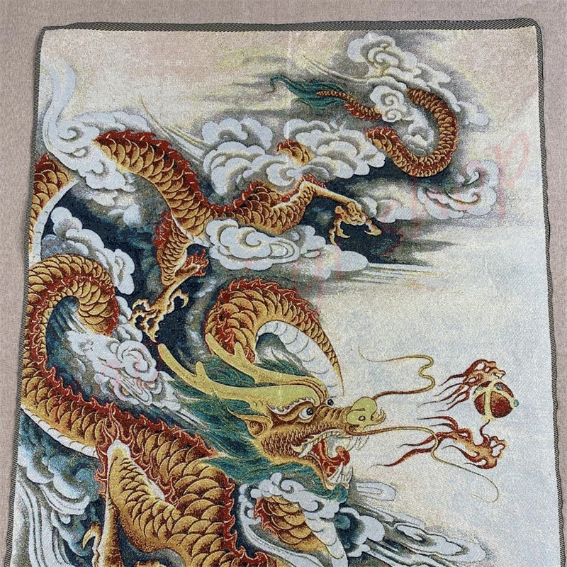 Thangka/religious family decoration painting/single dragon portrait/auspicious Thangka/Zhaocai