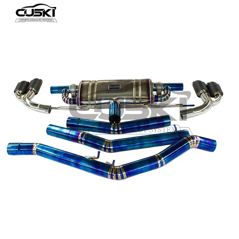 High quality Catback Exhaust For For BMW X5/X6 F15 2014-2018 Titanium alloy escape Exhaust Pipe Muffler Exhaust System