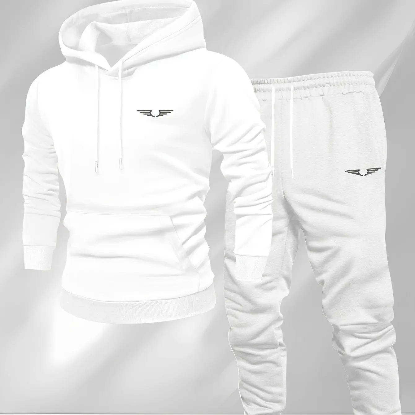 سويت شيرت بقلنسوة للرجال عصري على طراز الشارع الأمريكي بأكمام طويلة للرجال 2025 ملابس خريفية جديدة للرجال