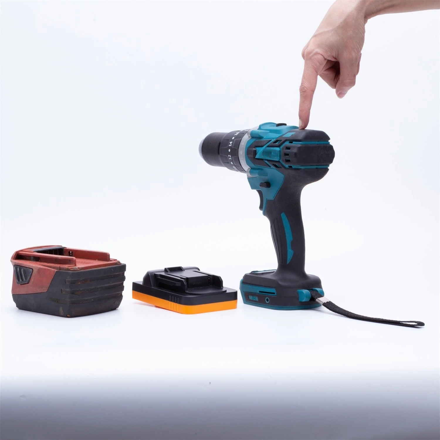 Battery Adapter/Converter for Hilti Old 22V B22/1.6 ~ B22/8.0 CPC‑A22 Li-ion Battery TO Makita 18V Cordless Tools(Only Adapter)