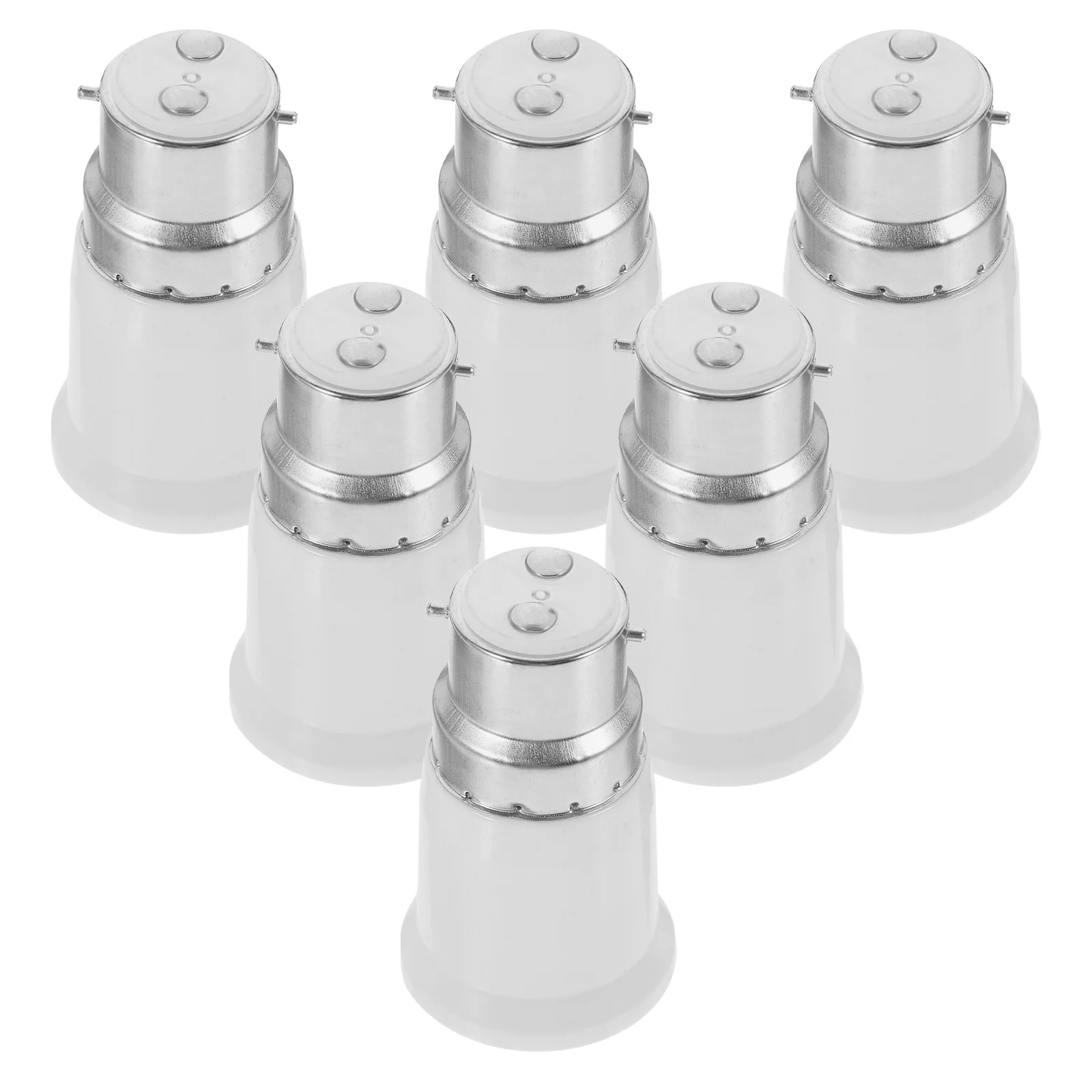 6 Pcs Light Bulb Adapter Ceiling Socket Lamp Holder Outlet Converter Pendant Chandelier