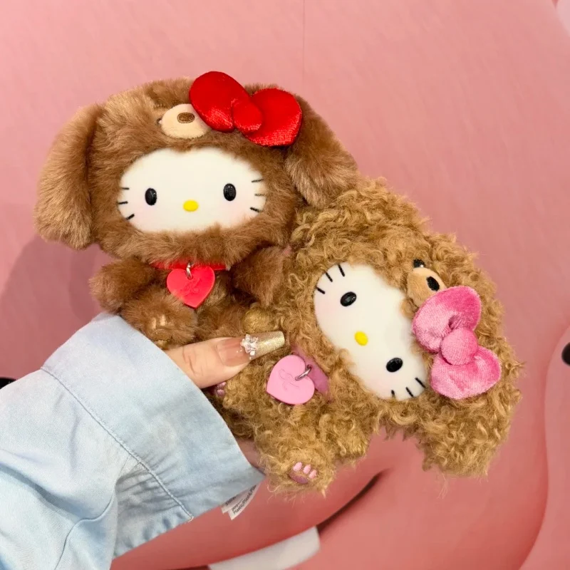 Genuine TOPTOY Hello Kitty Puppy Party Series Blind Box Kawaii Soft Bag Charm Keychain Anime Collectible Figure Pendant Toy Gift view 5