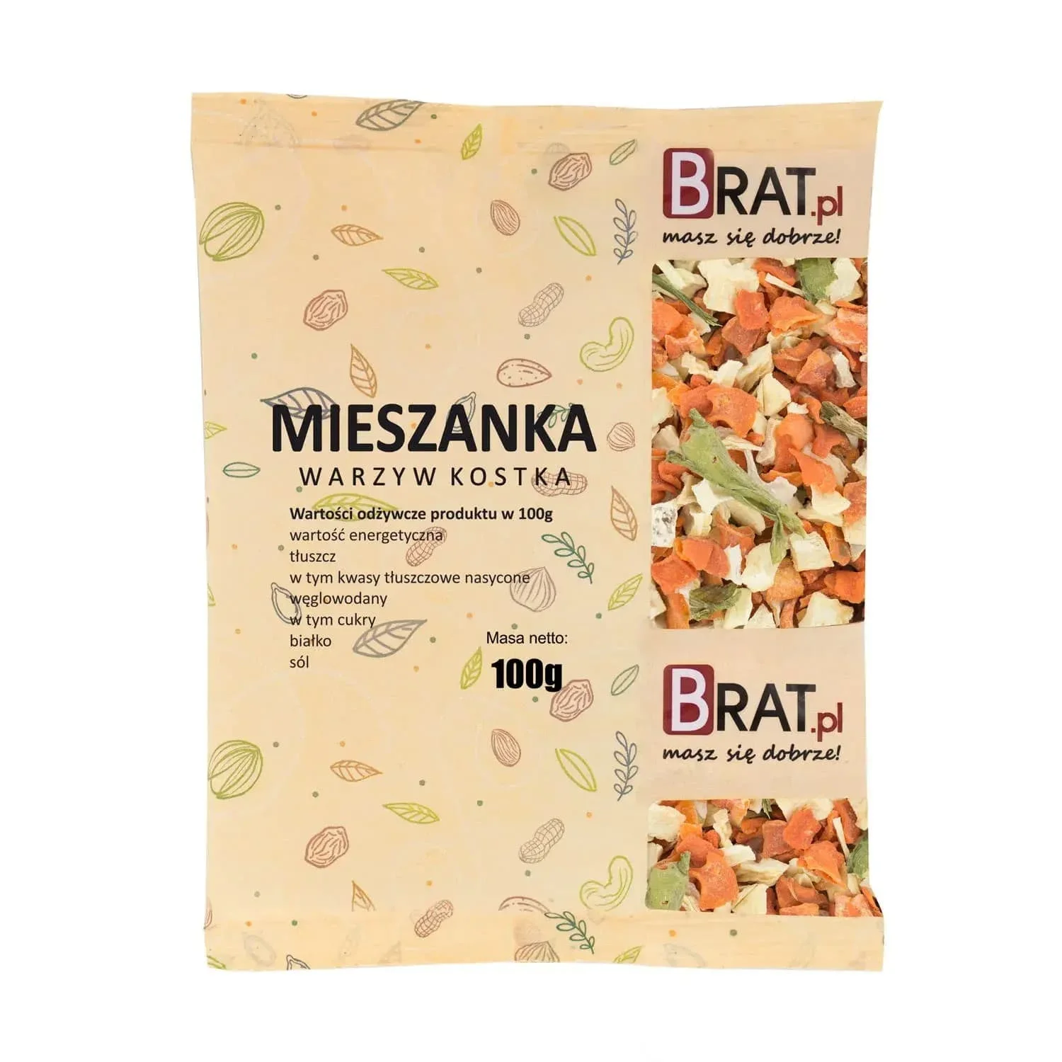 Mieszanka warzyw kostka 100g