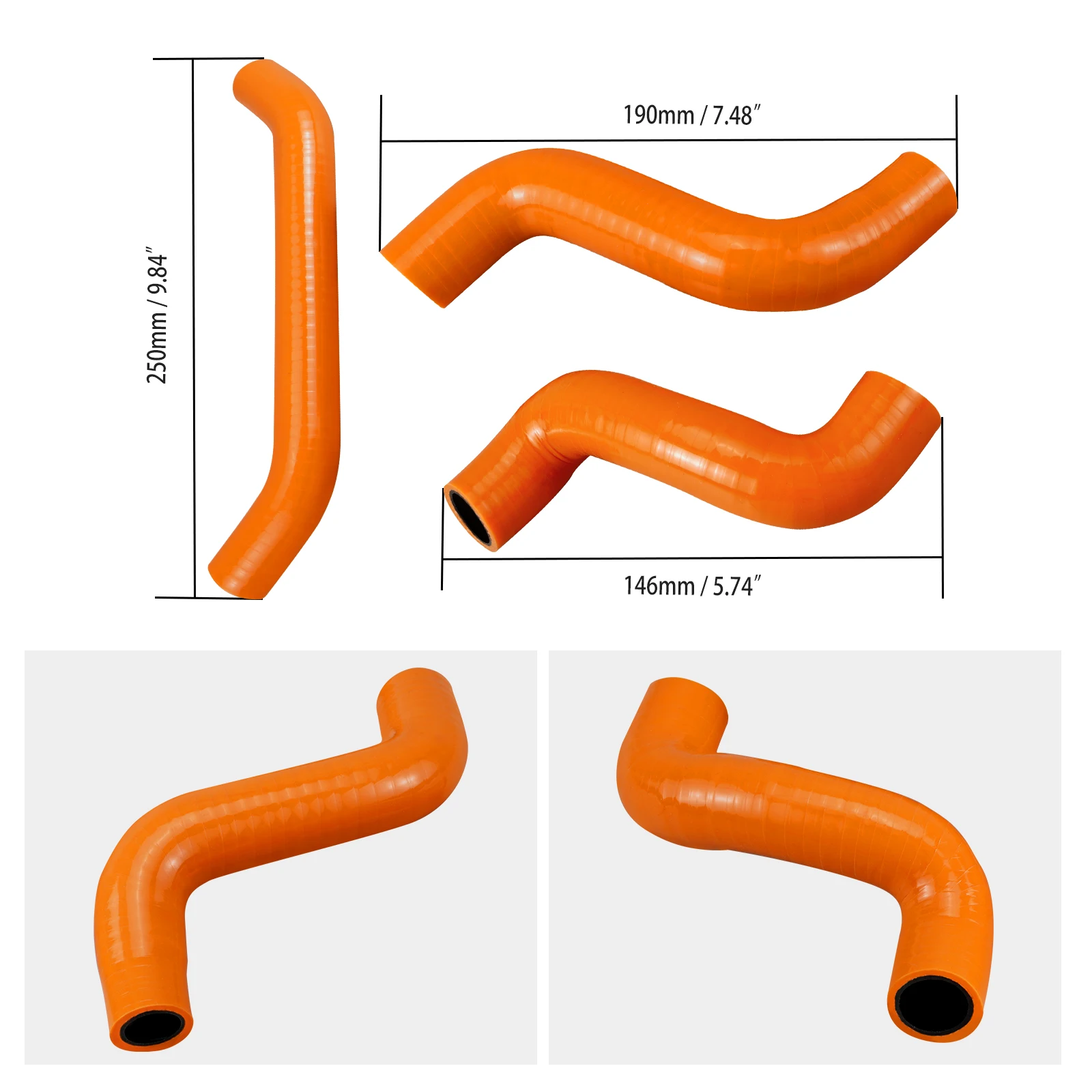 For 2024 KTM EXC-F 450 500 XWF 500 Husqvarna FC FX FS FE 450 FE501S GasGas EX EC 450F EC500F EW500F Motorcycle Radiator Hose Kit