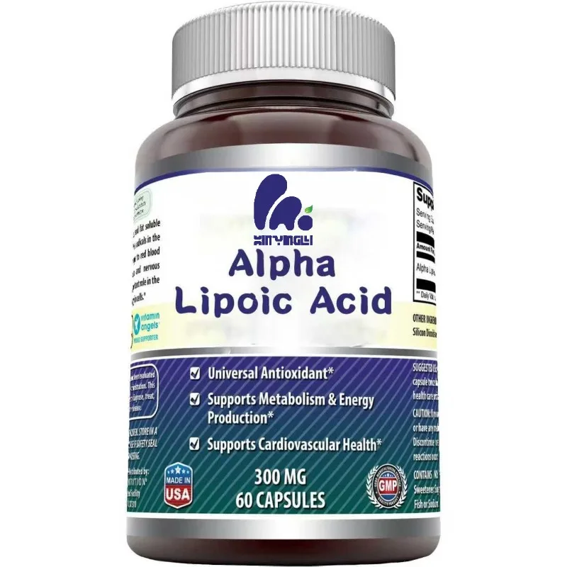 Alpha Lipoic Acid 300mg Capsule Supplement | Non GMO Gluten Free (60 capsules)