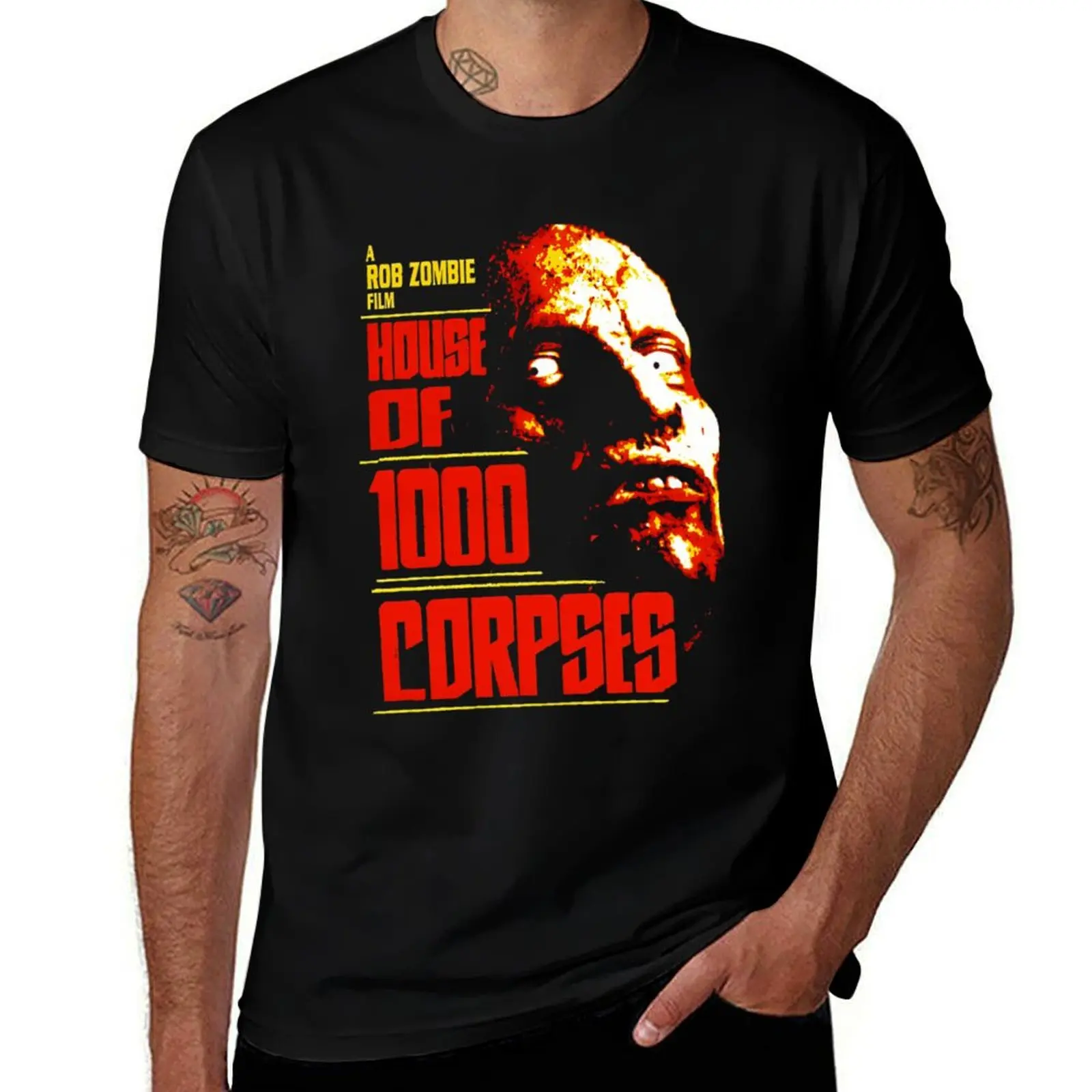 

House of 1000 Corpses 2002 Vintage T-Shirt t shirts for man slim fit cotton tshirt 100% T-Shirt