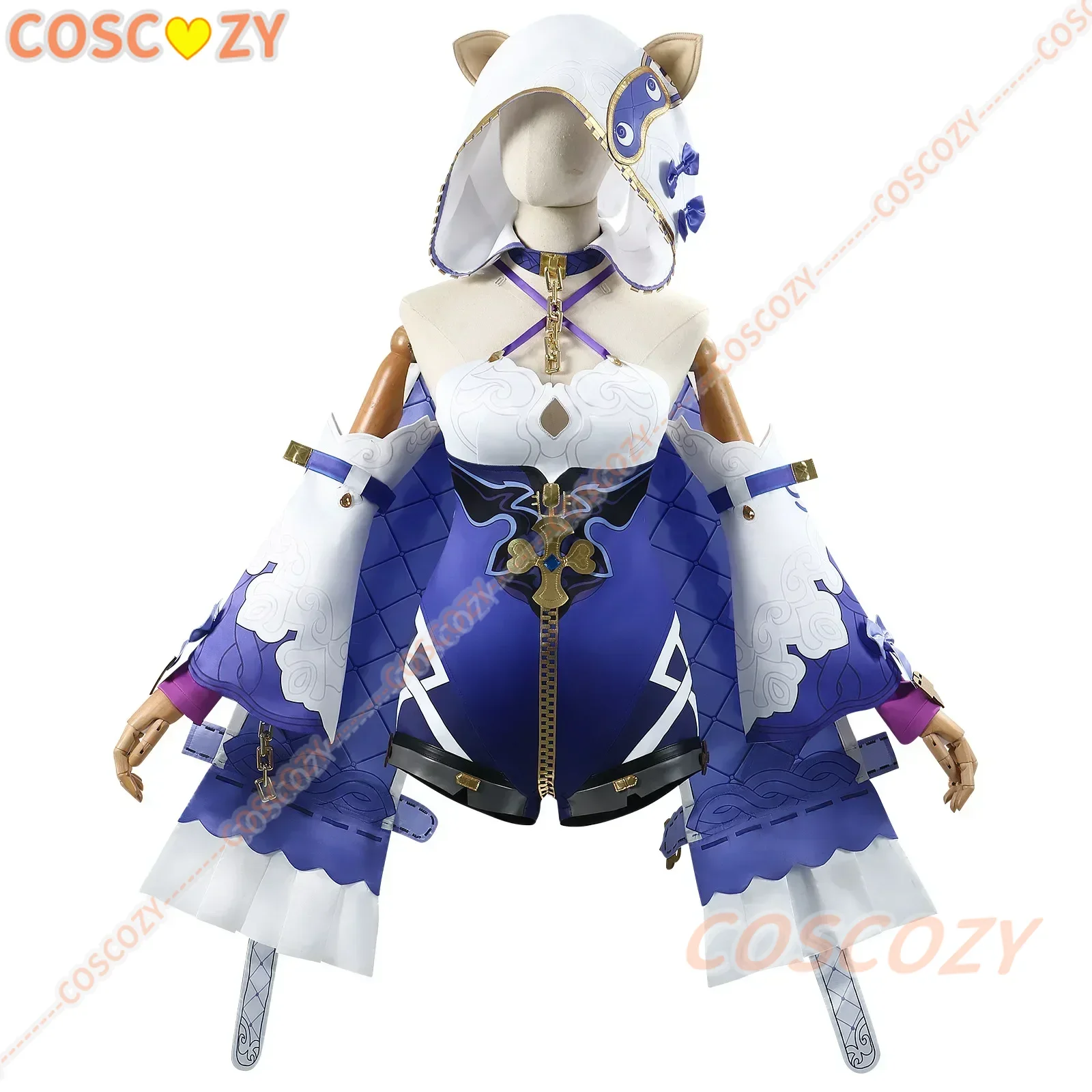 Theresa Apocalypse Cosplay Game Honkai Impact 3 Costume Accessories Wig Props Set Christmas Convention Party Carnival Uniforms