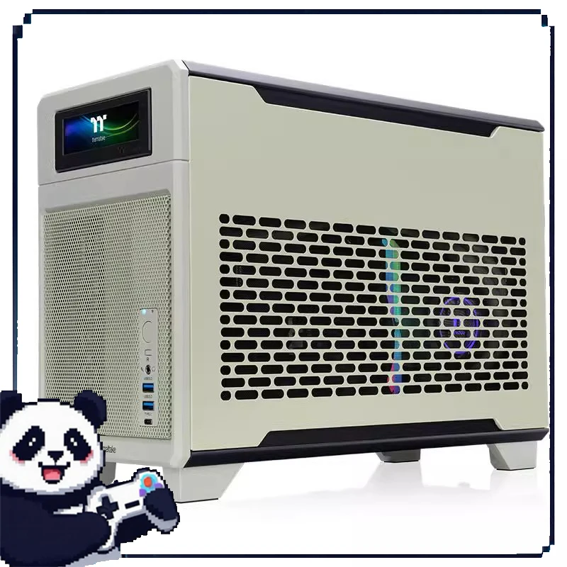

Tr100 Mini Itx Case Dual Cabin Design Supports Sfx Power Supply 360mm Graphics Card 280mm Water Cooled Desktop Portable Case