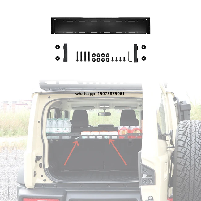 Suportes de Bagageiro de Alumínio LUMA 2023 para Carros de 5 Portas, Acessórios para Jimny Sierra JC74 de 4ª Geração, em Liga de Alumínio Durável