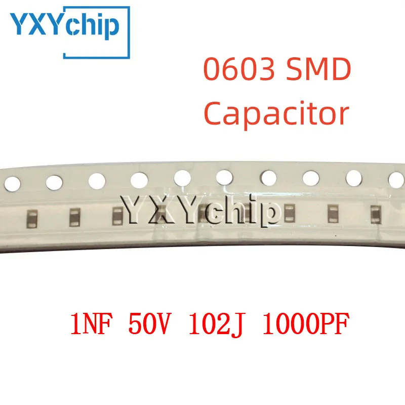 50PCS 0603 1NF 50V …