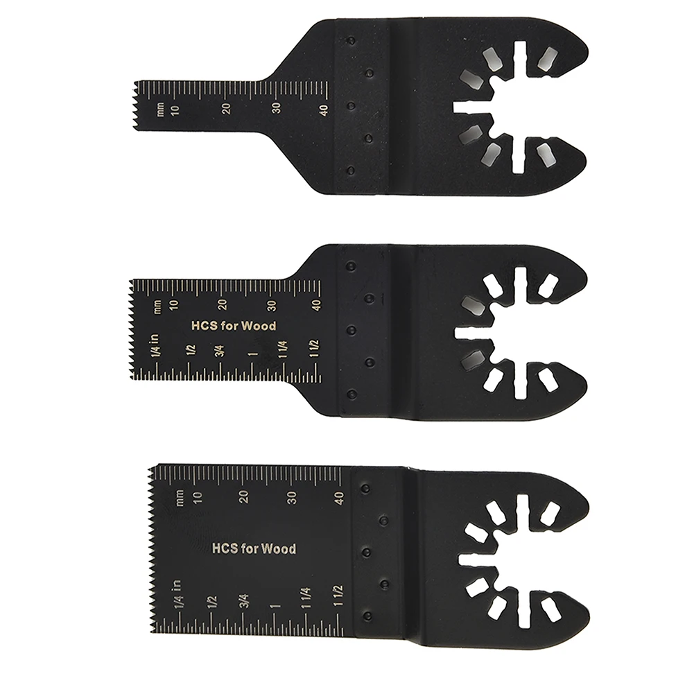 Lâminas de serra oscilantes de alto carbono, Ferramentas multifuncionais, Corte para metal, Renovador, Plástico, Acessórios de madeira