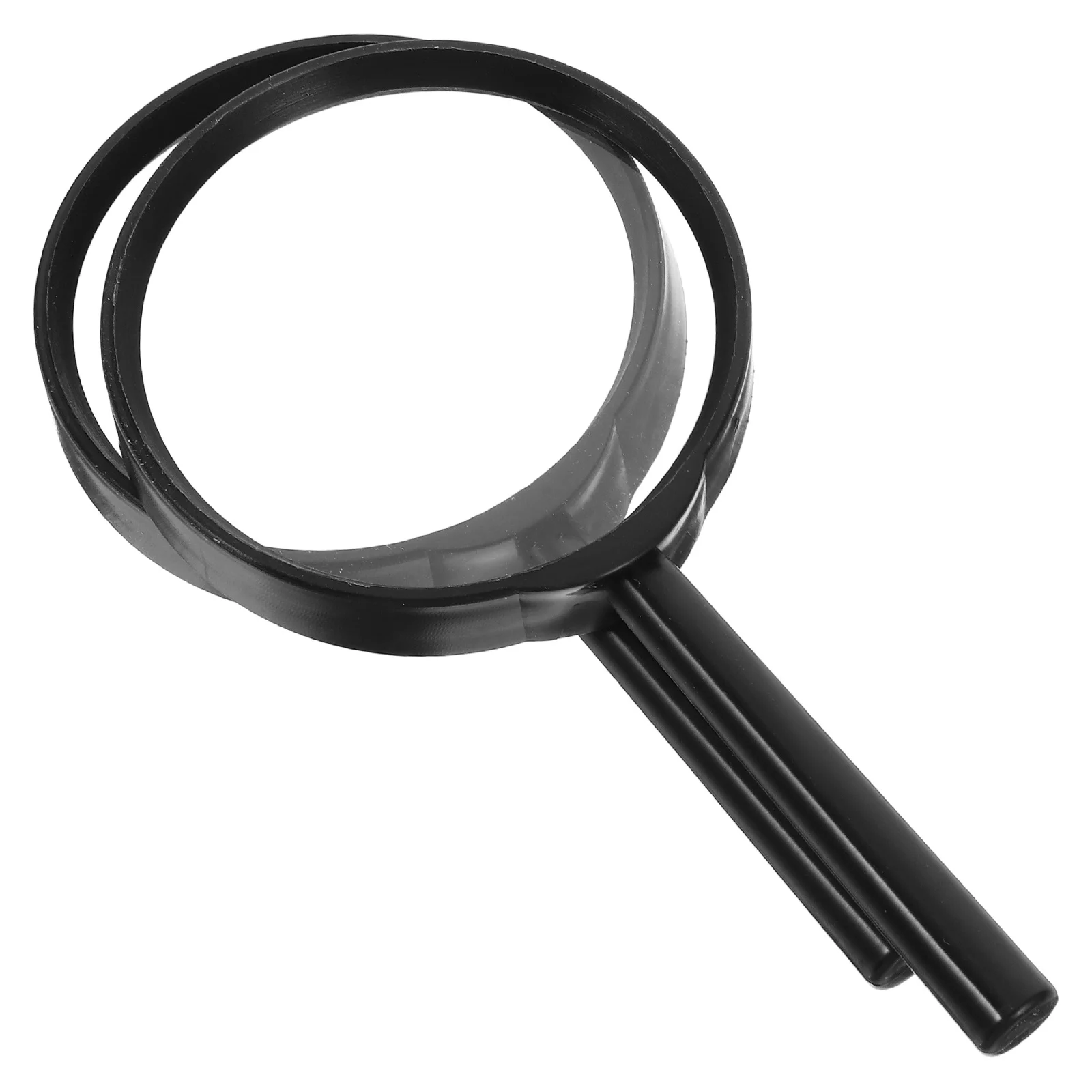 

2Pcs 75mm Handheld Magnifier 3x Magnifying Glass Plastic Handle Portable Design for Seniors Reading Nature