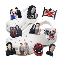 Vampire Diaries Soccer Shoe Encantos, Silicone Mochila, Pulseira Ornamento, Dropshipping, Atacado Em Massa, 10Pcs, Nova Chegada