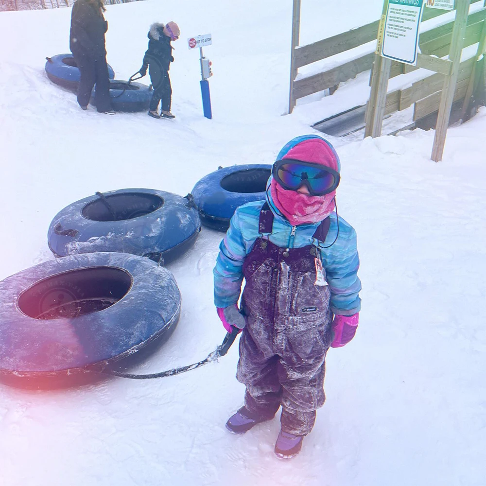 Commercial Durable inflatable snow tube Winter Sand Grass Snow Sled For Kids And Adults Snow Tubes