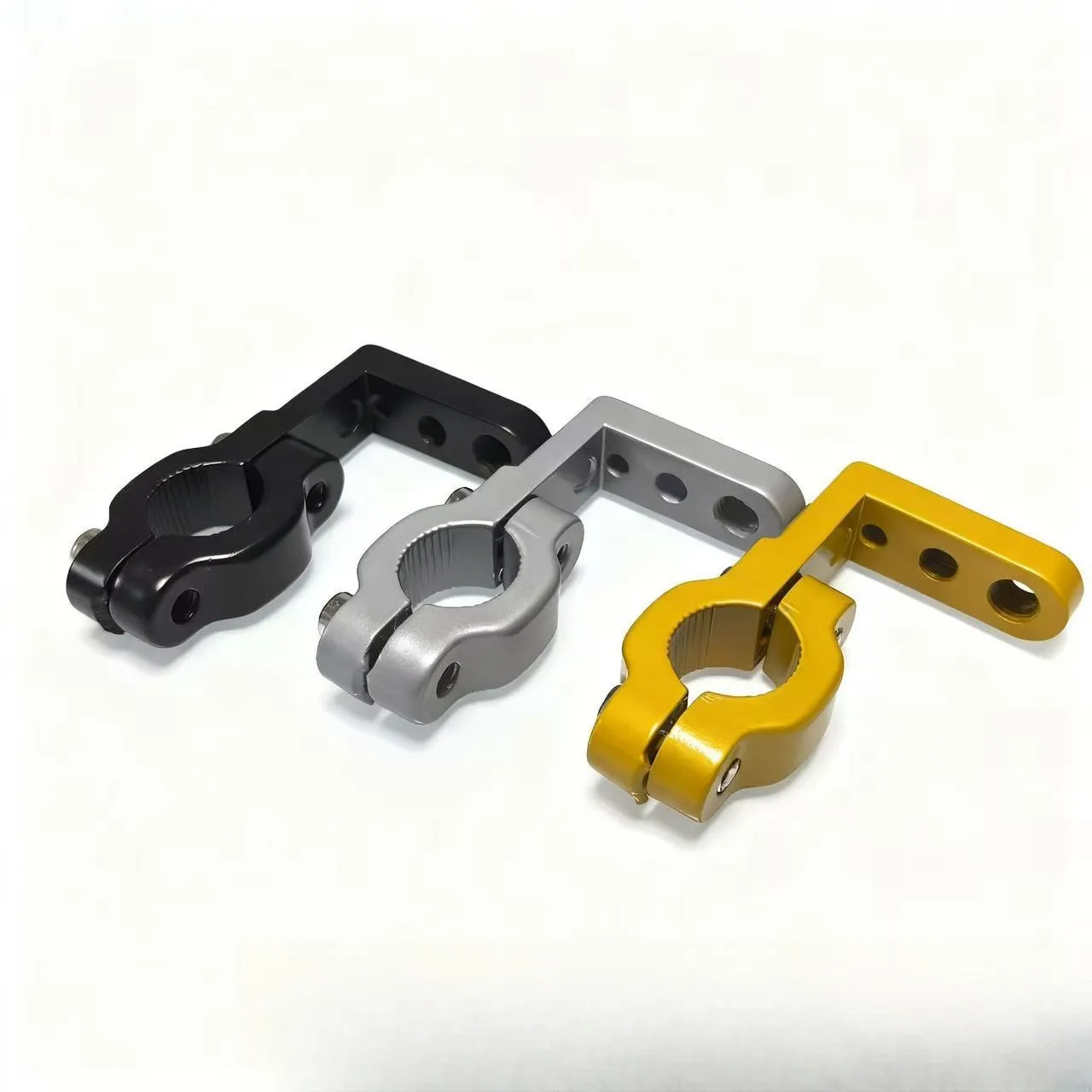 1PC Motorcycle Multi-functional Mounting Bracket Handlebar Bracket Extension Bracket Motorcycle Handlebar Bracket Aluminum Mount