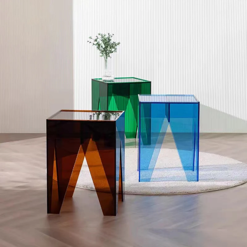 

Living Room Bedroom Balcony Study Base Acrylic Edge a Few Side Number Table Lamp