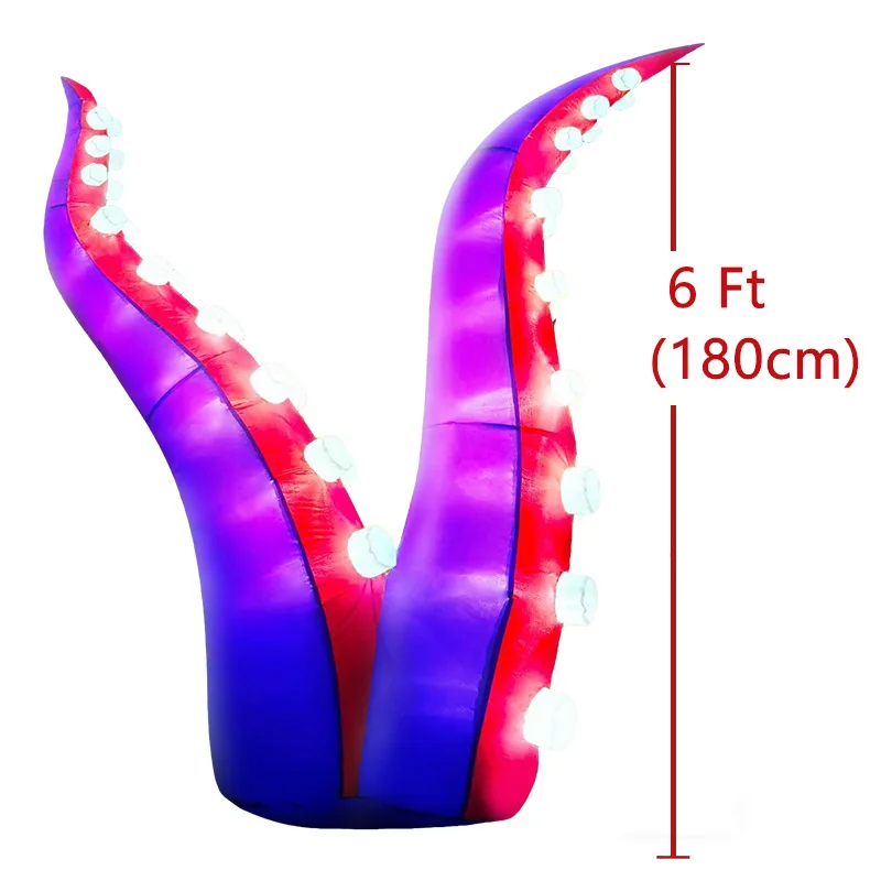 Halloween giant octopus tentacles inflatable decorations outdoor garden decoration