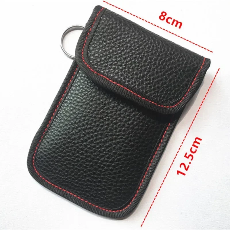 Car Anti-Theft Car Key Fob RFID Blocker - Faraday Signal Blocking Pouch Wallet (Car Interior Accessory) view 3