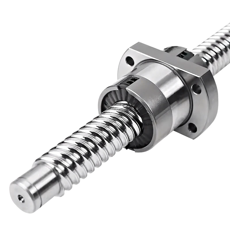 Ball Screw with SFE/SFY1616/2020/2525 Lead 16/20/25mm Ballnut of SFE Set 1616 End Machine +100mm-1150mm Long CNC Parts