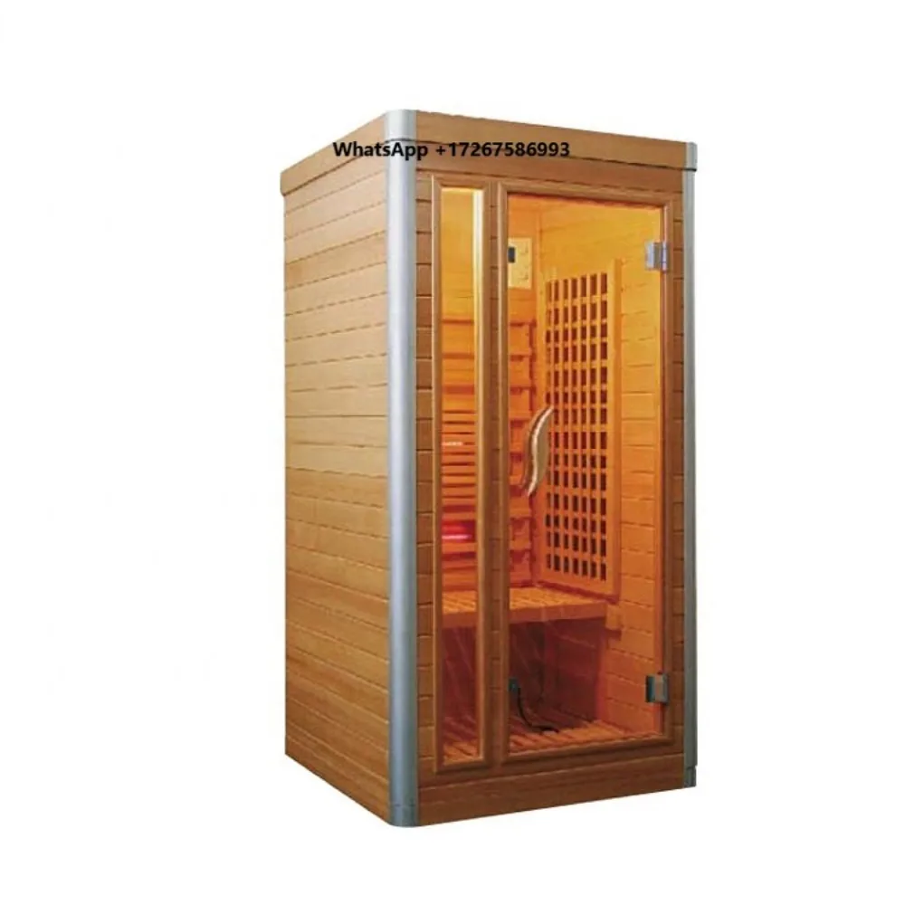 Factory Price Wood Material Far Infared 2 Person Indoor Sauna Room