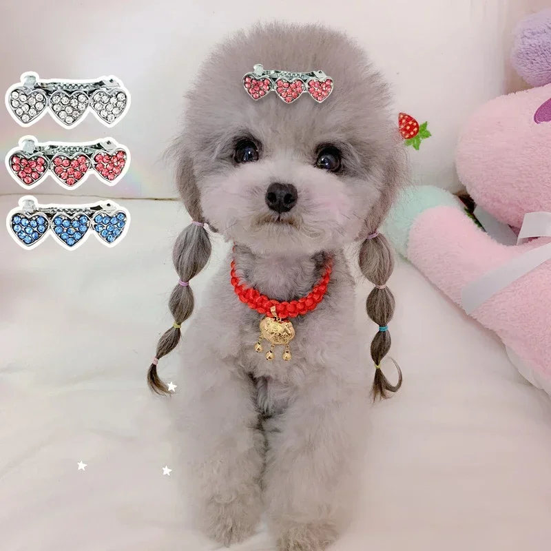 

Pet Dog Bows Hair Clips Lovely Pet Hairpins for Puppy Dogs Cat Yorkie Teddy Dog Hair Grooming Pet Hair Decor Dog Accessories