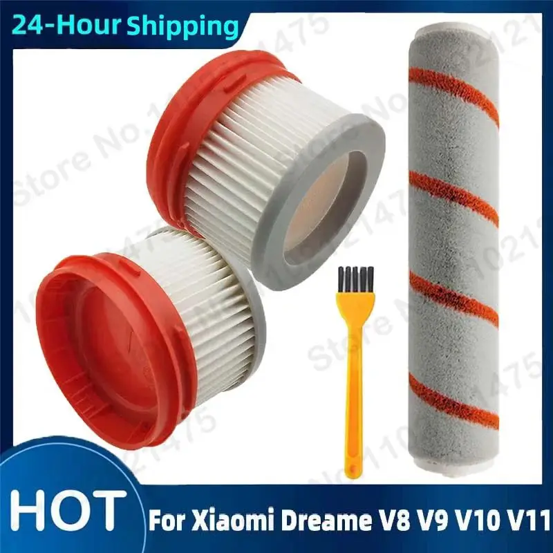 يده مكنسة كهربائية لاسلكية تصفية الأسطوانة فرشاة قطع الغيار ل Xiaomi Dreame V9 XR V10 V11 V9P V8 عدة ل اكسسوارات المنزل