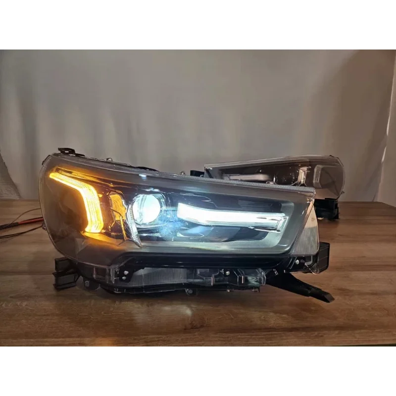 

LED headlight for Toyota HiLux revo 21-22 modified Front light Daytime Running Light Turn signal
