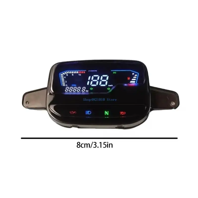 T3LF High Resolution LCD Motorcycle Speed Gauge Waterproof Instrument for Bike Y110 SS110 F1ZR Accurate Speed Tracking