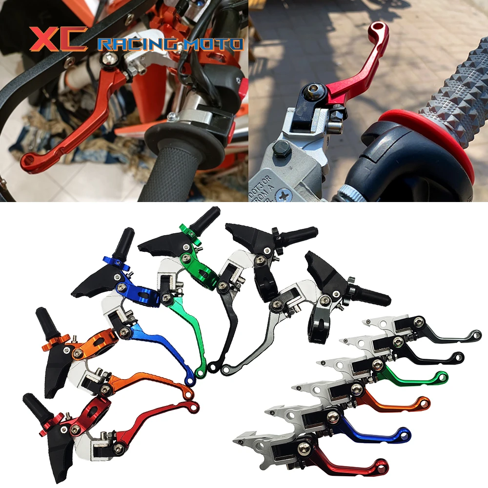 

Складной алюминиевый рычаг сцепления тормоза CNC для мотоциклов CR CRF KLX YZF EXC SX xвыдерживает ESB KAYO T2 T4 T6 K6 велосипедов-внедорожников