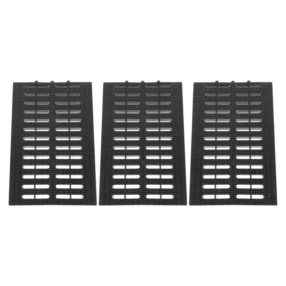 3Pcs Drain Cover Grate Efficient Water Flow Heavy Duty Floor Drain Grate for Kitchen Yard Driveway Outdoor Sewer Cover