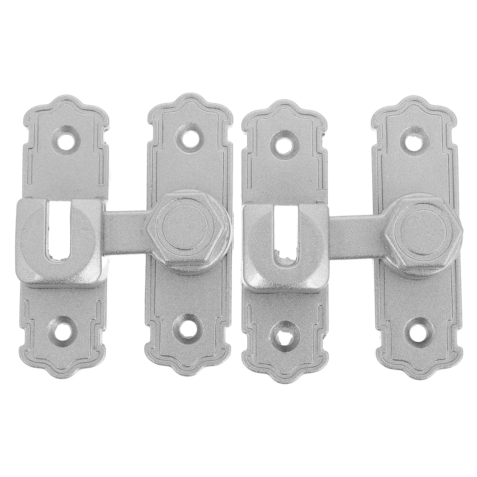 

2 pcs Door Latch Bolt Flip Sliding Lock Bar Gate Latch Heavy Duty 90/180 Degree For Bathroom Bedroom Cabinet Door Security Lock