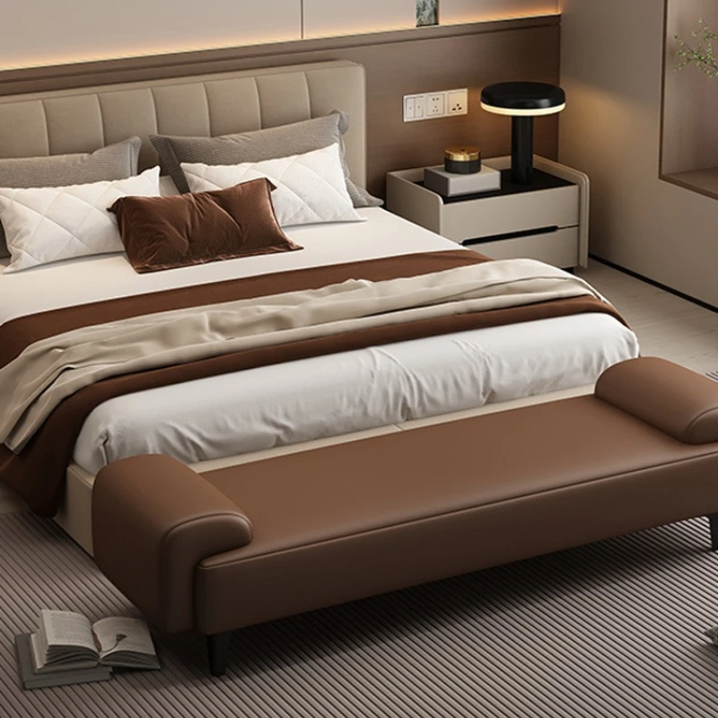 

Bedside stool Bedroom Minimalist bedside stool Bed sofa Simple modern hotel B & B Bedside stool Bench sofa