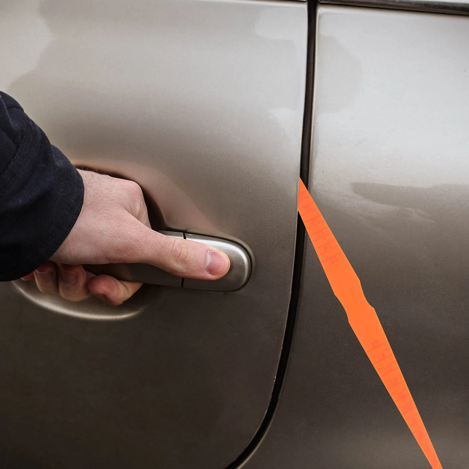 Panel Gap Gauge For Car Door Moulding Alignment Measuring Tool Taper Feeler Gauge Body Gap Measurement Tool Vehicle