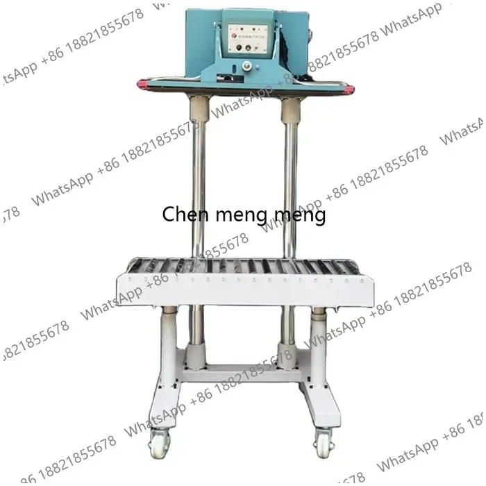 AB Hot sales Vertical Pneumatic Sealing and Packaging Machine with Conveyor Rollers High Power Wide Edge Automatic Heat Sealer a