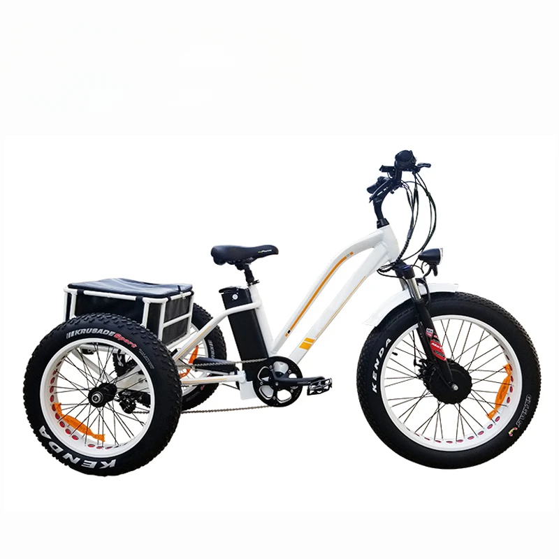 KAIYI suspension front fork adults vehicle tricycles 3 wheel electric bicycle accessories