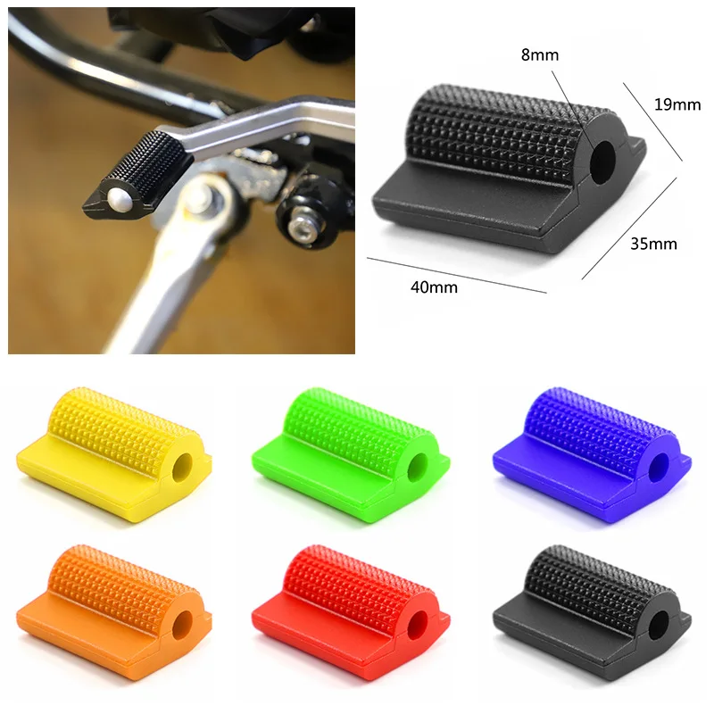 1pcs Universal Motorcycle Shift Gear Lever Pedal Rubber Cover Shoe Protector Foot Peg Toe Gel Accessory Motorcycle gear cover