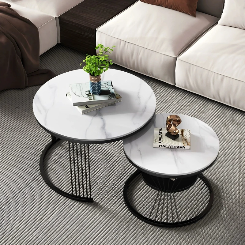 Rustic Hotel Elegant Coffee Table With Storage Commercial Elegant Luxury Coffee Table Minimalist Mesa Redonda Bar Furniture