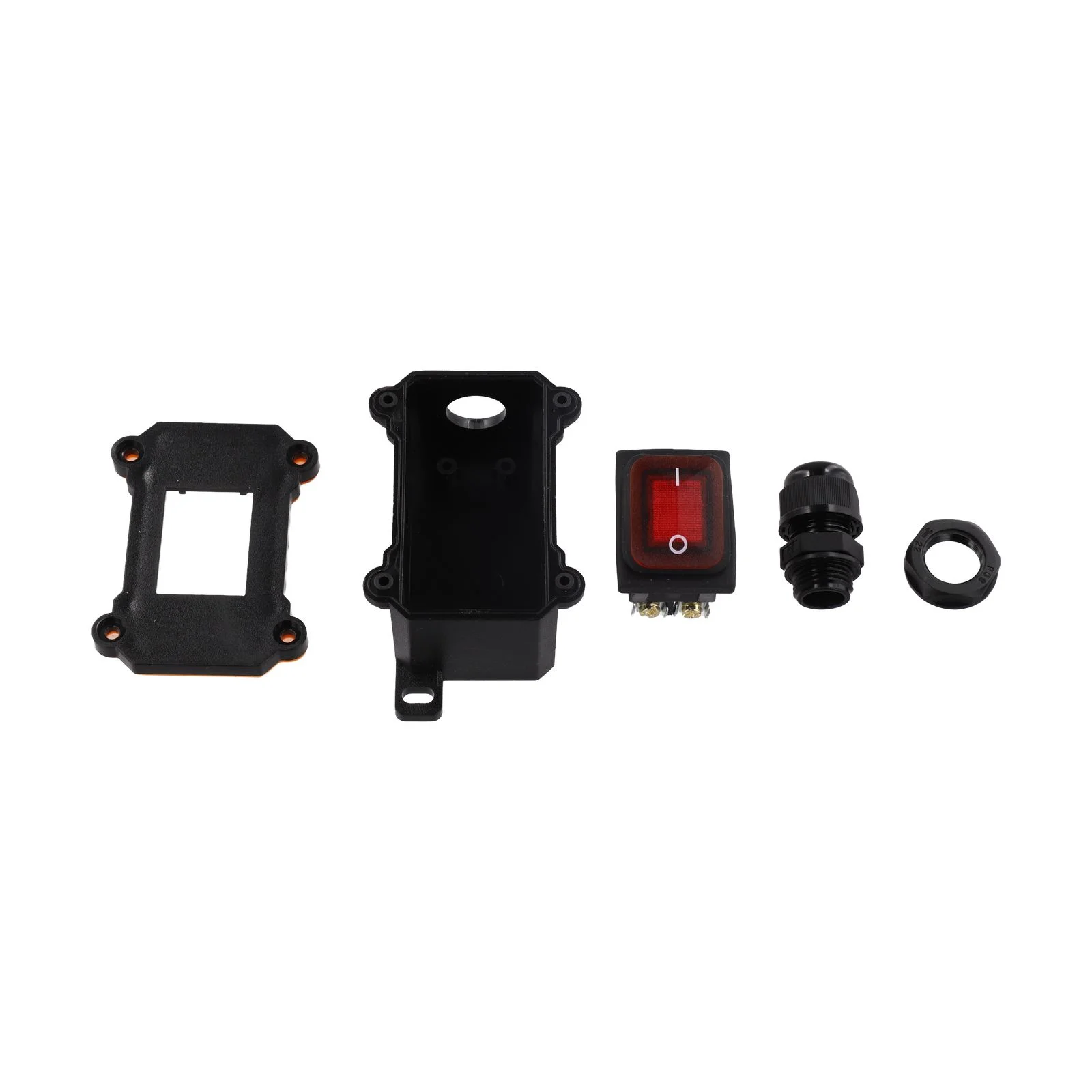 IP65 Enclosed Rocker Switch Rated 16A 250V for For outdoor Lighting Garden Equipment Construction Tools and Ventilation Units