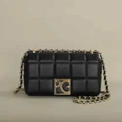 Bolso cruzado brillante de diseño de marca de lujo PG para mujer, nuevo y exquisito bolso elegante para banquete de viajero para mujer, superventas