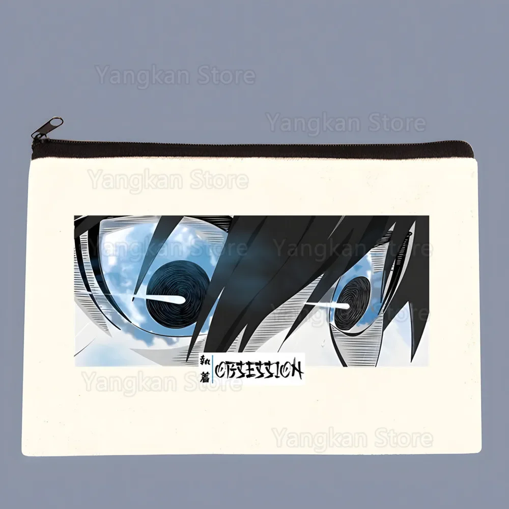 الأزرق قفل ناجي Seishiro تخزين سستة حقيبة قماش حقائب مستحضرات التجميل السفر العطور أحمر الشفاه الحقيبة المحفظة هدية للحياكة #1