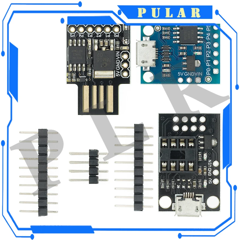 Digispark Kickstarter Micro Development Board ATTINY85/TINY85 Module for Arduino IIC I2C USB