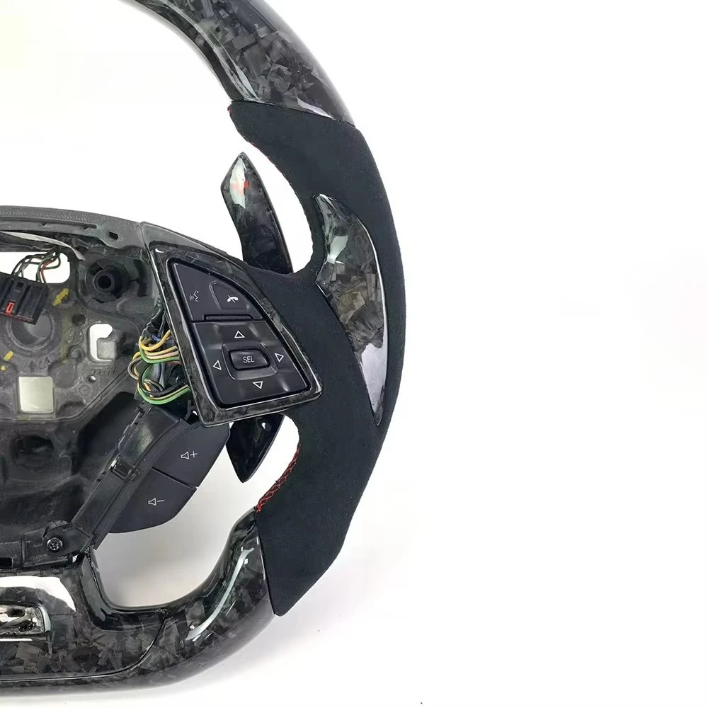 Steering Wheel Carbon Fiber Steering Mount C6 C7 C8 SS ZL1 2010-2019 Support Customization