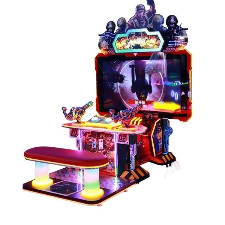 

Commercial Coin-Operated Video Game Centers' Enticing Dual-Gun Alien Shooting Machine Kids' Favorite Large Excluding Freight