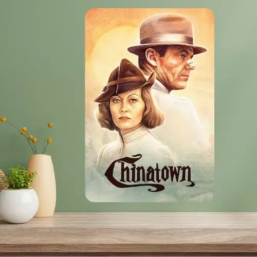 

Chinatown Metal Movie Poster Sign